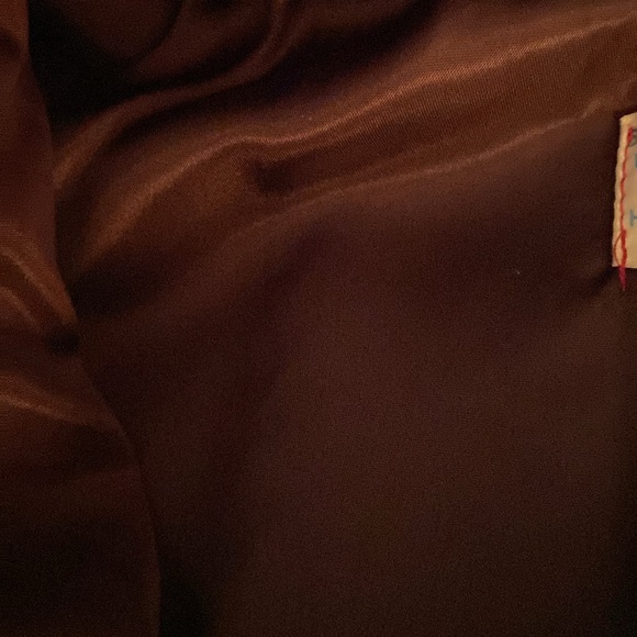 Magnificent Guatemalan Hand made cape, size M Navy and Red, lined. - Picture 6 of 6